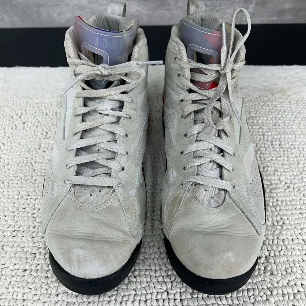 Jordan MVP 678 Shoes Mens 10 Natural Dark Gray Grey Red Basketball Sneakers‎